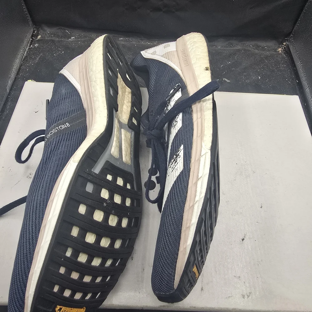Adidas‎ Men's Navy and White Athletic Shoes